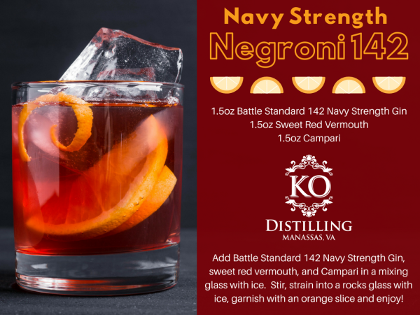 Navy Strength Negroni